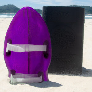Alligator Handboard Seahorse Purple transparente — Hidrodinâmica inspirada no mar para você conduzir o corpo na onda com facilidade.